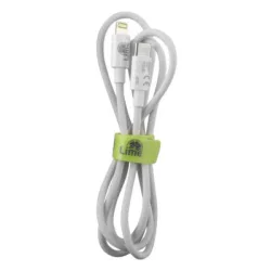 Lime LBCL01 Ανθεκτικό Πλεκτό Καλώδιο Lightning σε USB-C 30W, 1m Λευκό (8368844)