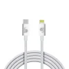 Lime LBCL01 Ανθεκτικό Πλεκτό Καλώδιο Lightning σε USB-C 30W, 1m Λευκό (8368844)