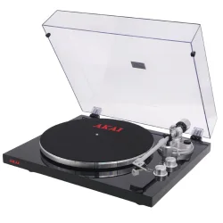 Akai TTA-200PB Στερεοφωνικό Πικάπ με Bluetooth & Εγγραφή USB (Ξύλο)