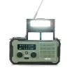 Akai APR-801 Ραδιόφωνο Επιβίωσης με Ηλιακό Πάνελ, Δυναμό, Bluetooth & Power Bank (Πράσινο)