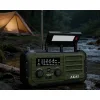 Akai APR-801 Ραδιόφωνο Επιβίωσης με Ηλιακό Πάνελ, Δυναμό, Bluetooth & Power Bank (Πράσινο)