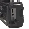 Akai APR-801 Ραδιόφωνο Επιβίωσης με Ηλιακό Πάνελ, Δυναμό, Bluetooth & Power Bank (Μαύρο)