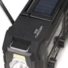 Akai APR-801 Ραδιόφωνο Επιβίωσης με Ηλιακό Πάνελ, Δυναμό, Bluetooth & Power Bank (Μαύρο)