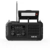 Akai APR-801 Ραδιόφωνο Επιβίωσης με Ηλιακό Πάνελ, Δυναμό, Bluetooth & Power Bank (Μαύρο)