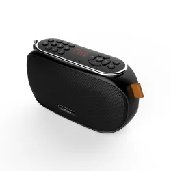 Osio OPR-3025 Επαναφορτιζόμενο Φορητό Ψηφιακό Ραδιόφωνο BT/FM με USB/TF/AUX (Μαύρο)