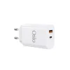 Osio OTU-5965W Ταχυφορτιστής Ρεύματος GaN 65W PD με USB-A & USB-C (Λευκός)