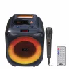 Akai ABTS-V30 – Φορητό Ηχείο 40W RMS με LED & Karaoke, Bluetooth 5.0, USB/TF & AUX (Μπαταρία 7.4V/3600mAh)