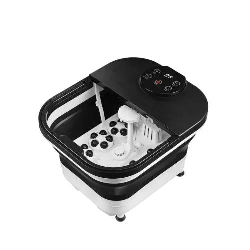First Austria FA-8116-4 – Υδρομασάζ Ποδιών Πτυσσόμενο 500W με Ψηφιακό Έλεγχο Θερμοκρασίας & Ρολά Μασάζ (Μαύρο/Λευκό)