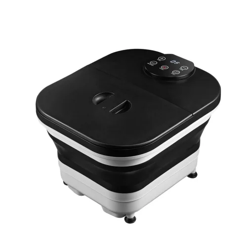 First Austria FA-8116-4 – Υδρομασάζ Ποδιών Πτυσσόμενο 500W με Ψηφιακό Έλεγχο Θερμοκρασίας & Ρολά Μασάζ (Μαύρο/Λευκό)