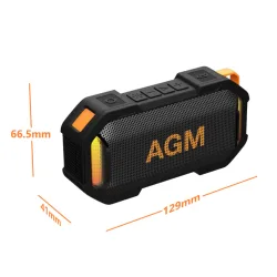 AGM Mag Rock – Μαγνητικό Ηχείο που επιπλέει στο νερό, Bluetooth 8W με RGB Φωτισμό (IPX7)
