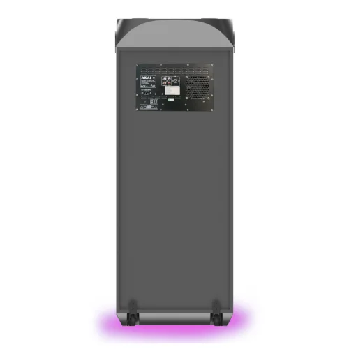 AKAI DJ-Y9L Party Speaker με Bluetooth & DiscoBall Lights, 600W RMS, 12″ subwoofer, 8″ mid-range