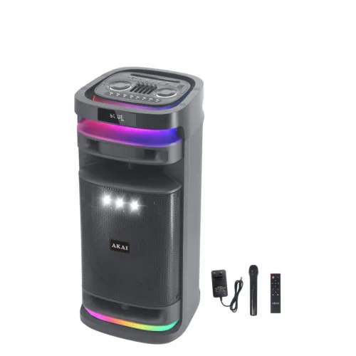AKAI Sonic X12 Φορητό Ηχείο 100W με Bluetooth 5.3, FM, TWS & Ασύρματο Μικρόφωνο