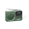 Akai APR-300 Πράσινο μίνι φορητό ρετρό ραδιόφωνο FM/AM, Bluetooth, USB, microSD