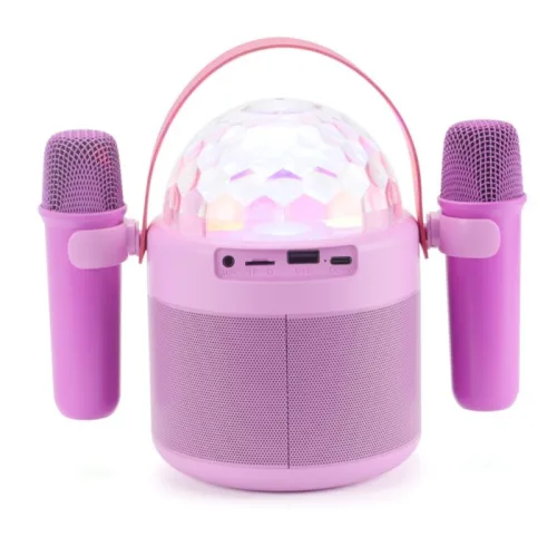 AKAI JoyBox Kids – Karaoke Ηχείο με 2 Ασύρματα Μικρόφωνα & RGB LED