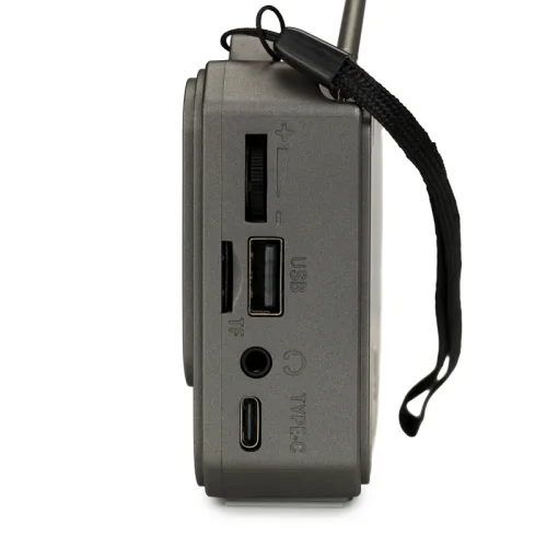 Οsio OPR-3020 Γκρι ψηφιακό φορητό ραδιόφωνο με Bluetooth, AUX, USB, FM, κάρτα TF, REC-5W