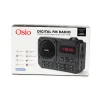 Οsio OPR-3020 Γκρι ψηφιακό φορητό ραδιόφωνο με Bluetooth, AUX, USB, FM, κάρτα TF, REC-5W