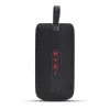 Osio OBT-8000BL Μαύρο αδιάβροχο φορητό ηχείο LED με IPX4, Bluetooth, USB, κάρτα TF, FM και TWS-16W