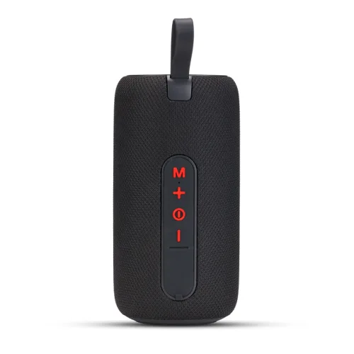 Osio OBT-8000BL Μαύρο αδιάβροχο φορητό ηχείο LED με IPX4, Bluetooth, USB, κάρτα TF, FM και TWS-16W