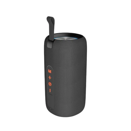 Osio OBT-8000BL Μαύρο αδιάβροχο φορητό ηχείο LED με IPX4, Bluetooth, USB, κάρτα TF, FM και TWS-16W