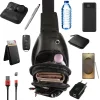 Nsp N120 Sport Αδιάβροχο Τσαντάκι Crossbody 5.7L (Γκρι) (8387920)
