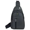 Nsp N122 Τσαντάκι Ώμου Crossbody Αδιάβροχο 5.7L (Σκούρο Γκρι) (8387807)