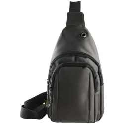 Nsp N123 Τσαντάκι Ώμου Crossbody Αδιάβροχο 5.7L (Μαύρο) (8387852)