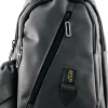 Nsp N124 Τσαντάκι Ώμου Crossbody Αδιάβροχο 6.9L (Σκούρο Γκρι) (8387869)