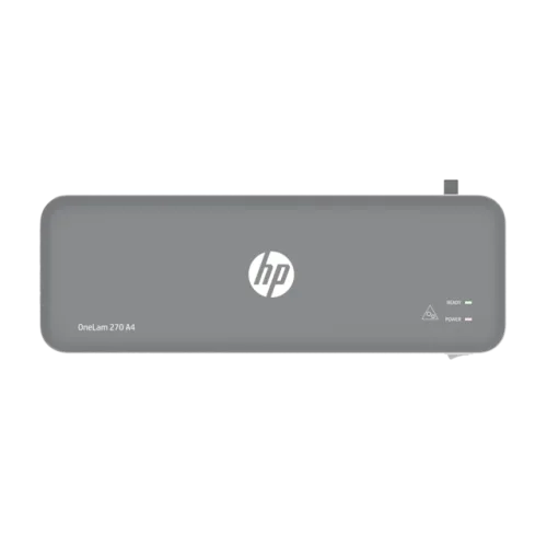 HP OneLam 270 A4 (3167) – Πλαστικοποιητής A4 270mm/min για Θερμή Πλαστικοποίηση με Φύλλα 80–125 micron (Γκρι/Λευκός)