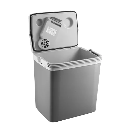 First FA-5170-7-GR – Φορητό Ψυγείο 25L 230V/12V & USB-C PD με Θέρμανση (52W/48W) Γκρι