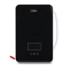Osio OHF-2890B Ηλεκτρικός Ταχυθερμαντήρας Τοίχου Μπάνιου Μαύρος 8,5 kW με Ψηφιακή Οθόνη