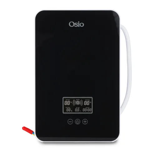 Osio OHF-2890B Ηλεκτρικός Ταχυθερμαντήρας Τοίχου Μπάνιου Μαύρος 8,5 kW με Ψηφιακή Οθόνη