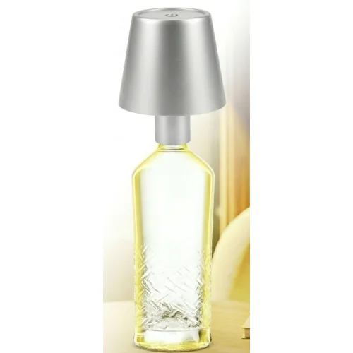 Add Living Bottle Light V2442 (3238) Επαναφορτιζόμενο φωτιστικό LED για μπουκάλι με 3 χρώματα φωτισμού, touch και IP44 (Ασημί)