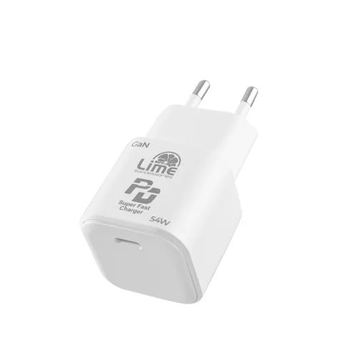 Lime LTC54W Φορτιστής Ταξιδιού GaN PD 3.0 54W (8367700)