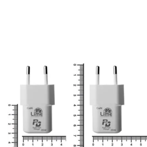 Lime LGC25W Φορτιστής Ταξιδιού Mini GaN PD 3.0 25W (8389955)