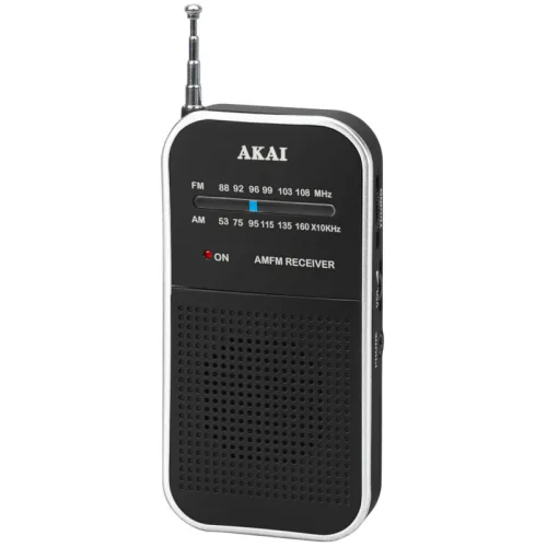 Akai APR-351 – Mini Φορητό Ραδιόφωνο AM/FM με Τηλεσκοπική Κεραία & Έξοδο Ακουστικών
