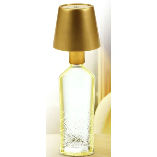 Add Living Bottle Light V2442 (3237) Επαναφορτιζόμενο φωτιστικό LED για μπουκάλι με 3 χρώματα φωτισμού, touch και IP44 (Χρυσαφί)