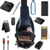Nsp N120 Sport Αδιάβροχο Τσαντάκι Crossbody 5.7L (Μπλε) (8387913)