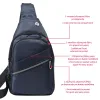 Nsp N120 Sport Αδιάβροχο Τσαντάκι Crossbody 5.7L (Μπλε) (8387913)