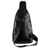 Nsp N121 Force Δερμάτινο Τσαντάκι Crossbody 5.7L (Μαύρο) (8387821)