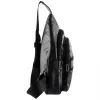 Nsp N121 Force Δερμάτινο Τσαντάκι Crossbody 5.7L (Μαύρο) (8387821)
