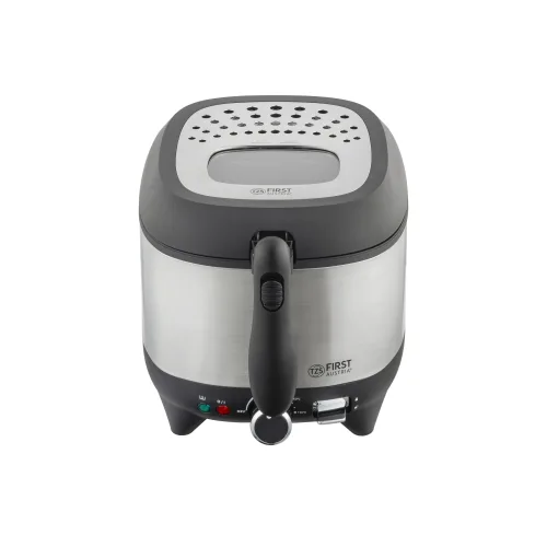 First Austria FA-5058-3 – Φριτέζα 2,5L 1600W με Παράθυρο Ελέγχου & αφαιρούμενο δοχείο λαδιού (Μαύρη)