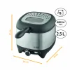 First Austria FA-5058-3 – Φριτέζα 2,5L 1600W με Παράθυρο Ελέγχου & αφαιρούμενο δοχείο λαδιού (Μαύρη)