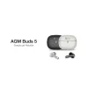 AGM Buds 5 – Ακουστικά Bluetooth 5.4 με 13mm Dual Speakers, ANC/ENC & Touch Control, IPX4, Μπεζ