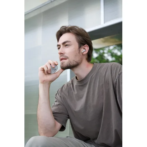 AGM Buds 5 – Ακουστικά Bluetooth 5.4 με 13mm Dual Speakers, ANC/ENC & Touch Control, IPX4, Μπεζ