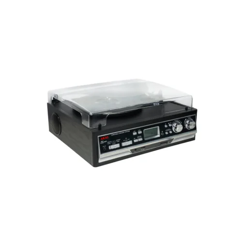 AKAI ATT-15SE Πικάπ με Ραδιόφωνο, Κασετόφωνο & Bluetooth – 3 Ταχύτητες, Εγγραφή σε USB/SD