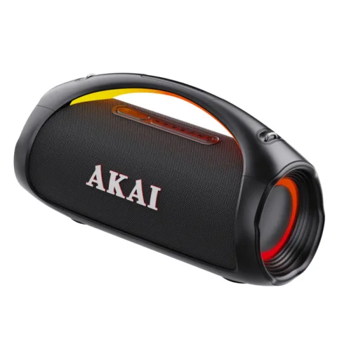 Αkai Wavestormer Φορητό αδιάβροχο ηχείο Bluetooth 110W RMS, AUX-IN, USB με LED, IPX6