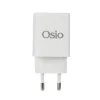 Osio OTU-5945W Λευκός ταχυφορτιστής ρεύματος με USB-A και TYPE-C-45W