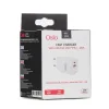 Osio OTU-5945W Λευκός ταχυφορτιστής ρεύματος με USB-A και TYPE-C-45W