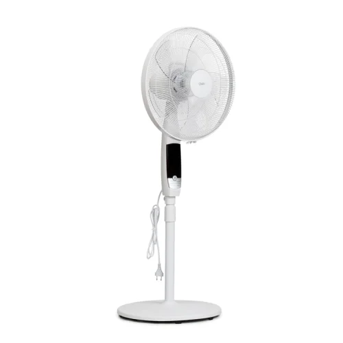 Osio OSF-9010 Λευκός ανεμιστήρας δαπέδου 16”, 3 ταχυτήτων με οθόνη και τηλεχειριστήριο-50W