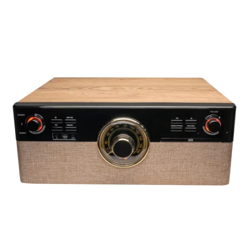 Αkai ATT-300CC Πικάπ με υποδοχή για CD και κασέτα, με Bluetooth, USB, FM, AUX, RCA και υποδοχή ακουστικών-2x9W RMS
